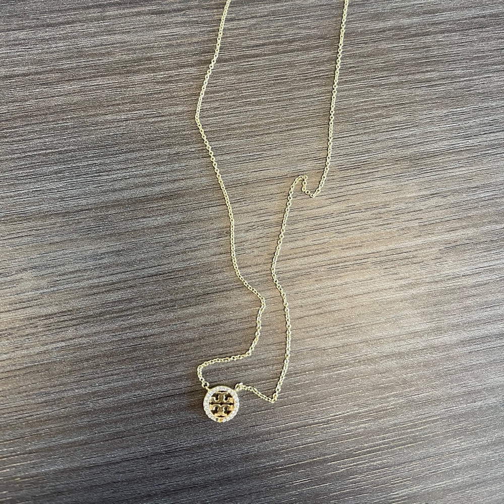 Gold Tory Burch Necklace